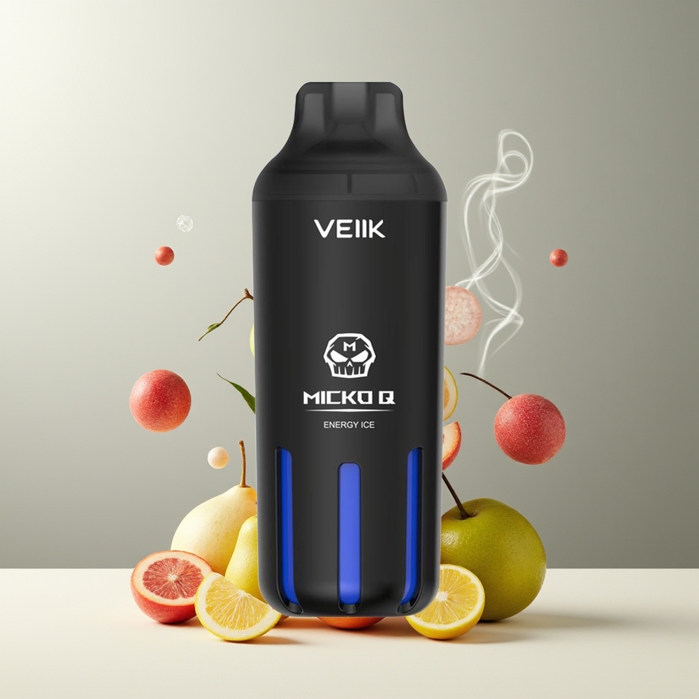 VEIIK MICKO Q 5500 Puffs Engangs Vape 15ml 1300mAh 10ohm Mesh Coil grossister Sverige