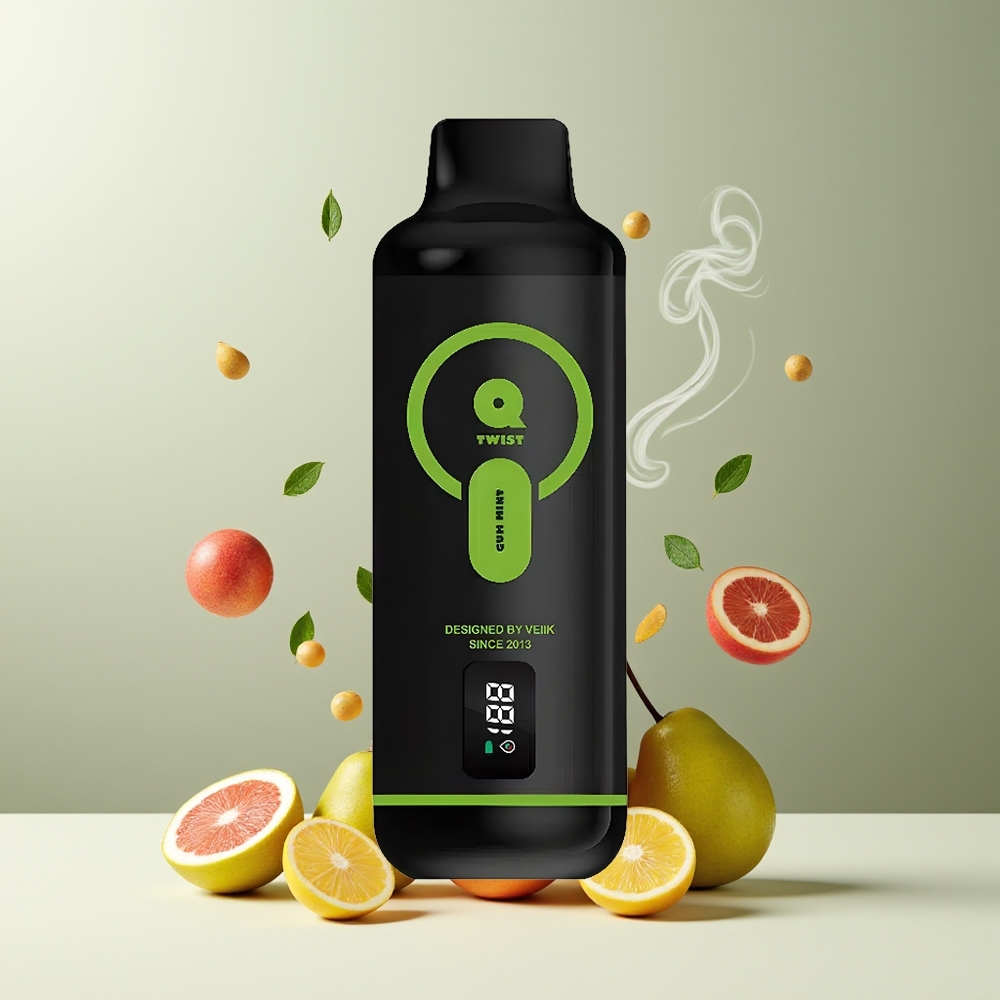 VEIIK MICKO Q TWIST 12000 Puffs Engangs Vape 50mg/ml Salt Nic 600mAh Battery Type-C grossister Sverige Cummint