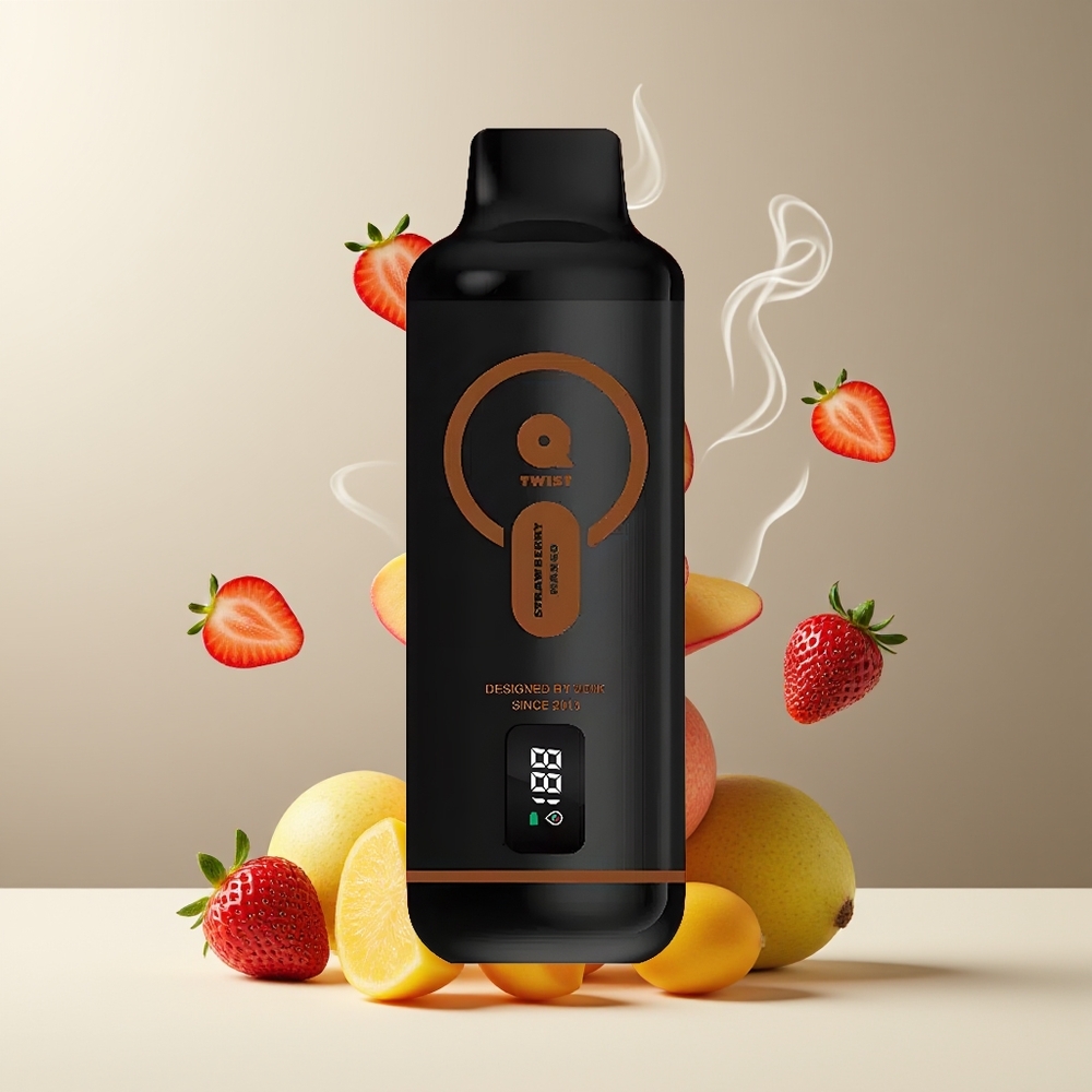 VEIIK MICKO Q TWIST 12000 Puffs Engangs Vape grossister Sverige – 50mg/ml Salt Nic 11ohm Mesh Coil 600mAh Type-C