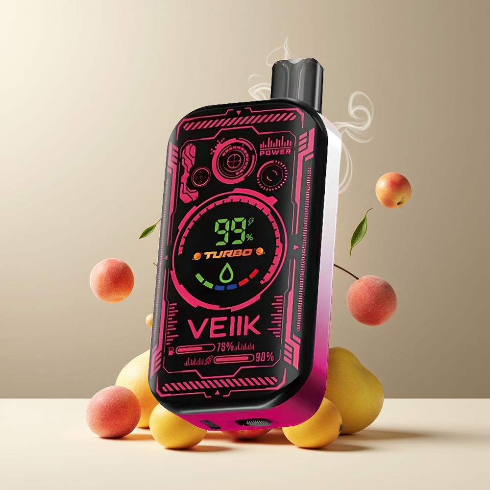 VEIIK SPACE MIST 25000 Puffs Grossister Sverige med 335 TFT SUPER SCREEN DISPLAY DUAL MESH COIL  20ML E-LIQUID
