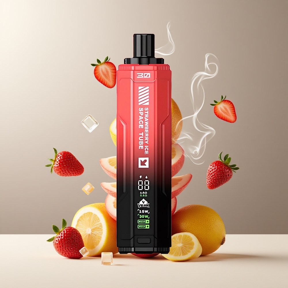 VEIIK SPACE TUBE 20000 Puffs Engangs Vape 22ml 850mAh Type-C grossister Sverige Jordbæris