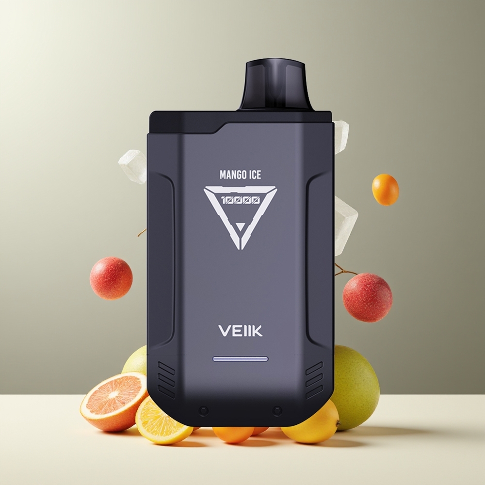 VEIIK X SPACE 10000 Puffs Engangs Vape 18ML 500mAh USB-C Mesh Coil 11ohm grossister Sverige