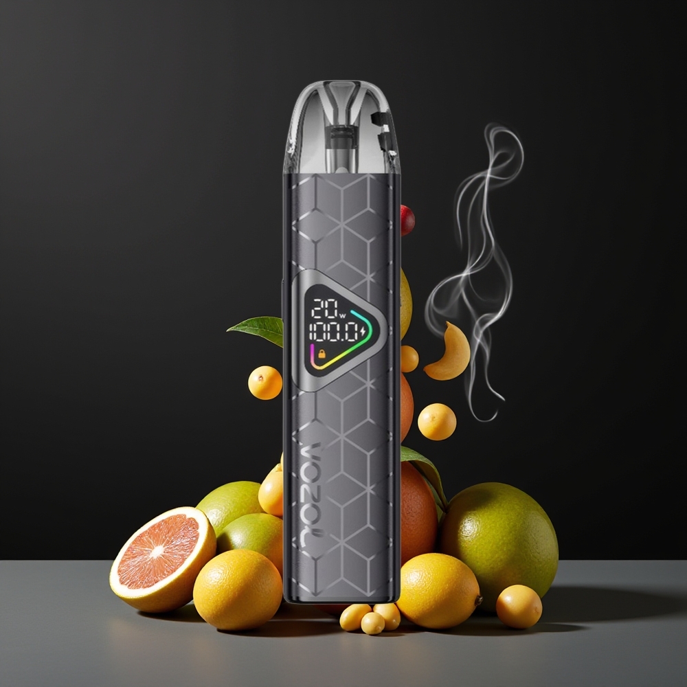 VOZOL ACE GO Grossister Sverige Engangs Vape med 2ml Pod 1300mAh Batteri USB-C Laddning  Justerbar Luftflöde