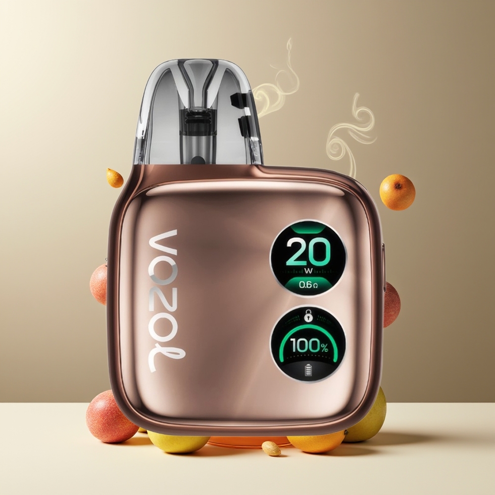 VOZOL ACE Pro Grossister Sverige Engangs Vape med 2A Rapid Charge 147 Dual Round Screen  1400mAh Batteri