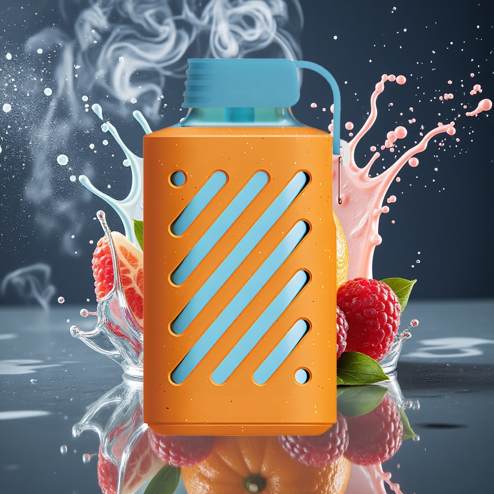 VOZOL GEAR 10000 Grossister Sverige - 10000 Puffar 30 Smaker 20 ml E-vätska VAMT Mesh Coil Hallon och mandarin