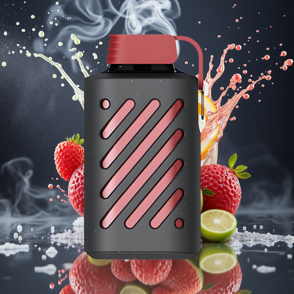 VOZOL GEAR 10000 Grossister Sverige – 10000 Puffar 30 Smaker VAMT Mesh Coil 20 ml E-vätska Röd mojito