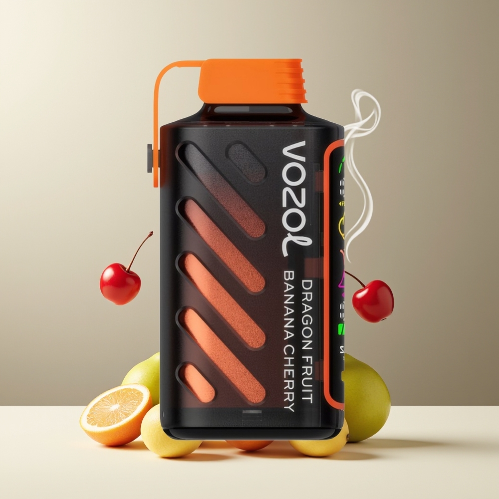 VOZOL Gear Power 20000 Puffs grossister Sverige med SiLC Tech 20mL förfylld e-vätska 5(50mg) nikotinstyrka Dual Mesh Coil och Full Screen Display