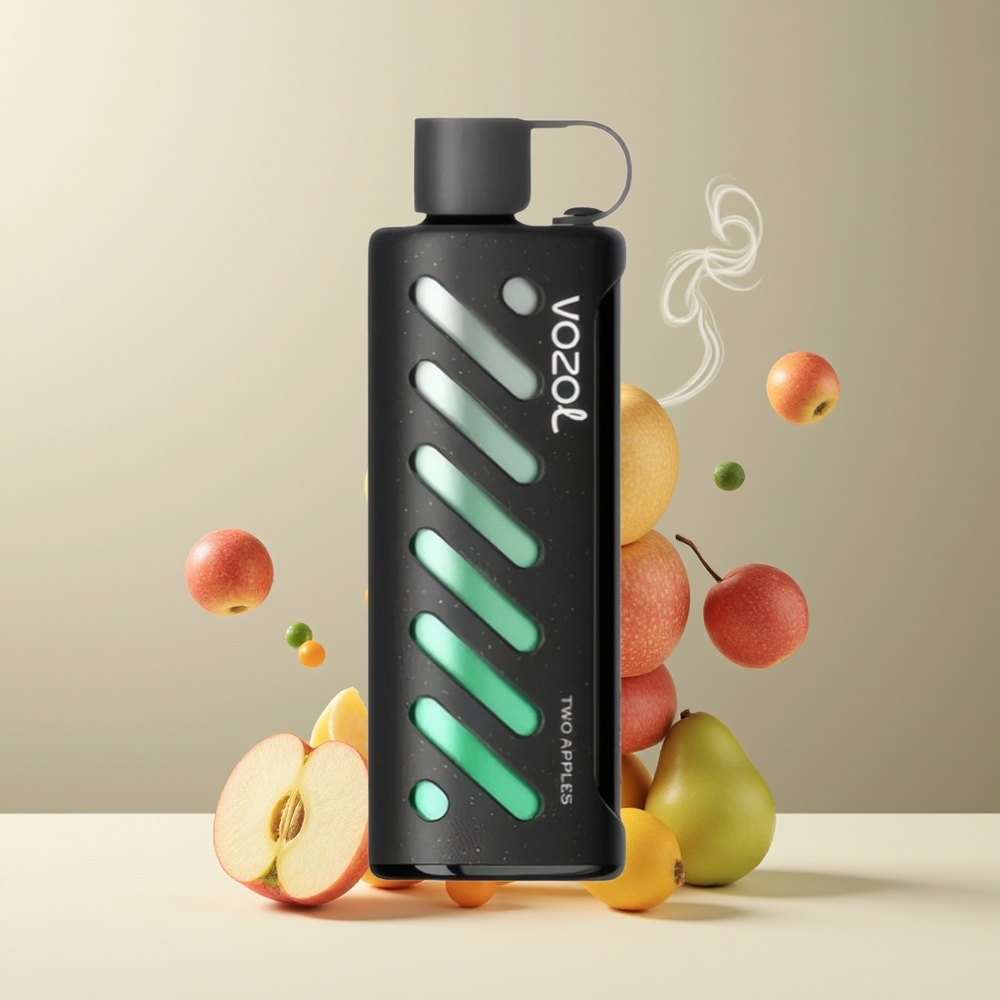 VOZOL Gear Shisha 25000 Puffs grossister Sverige med 30 Läckra smaker Dual Mesh Dual Modes  1000mAh batteri To Æbler
