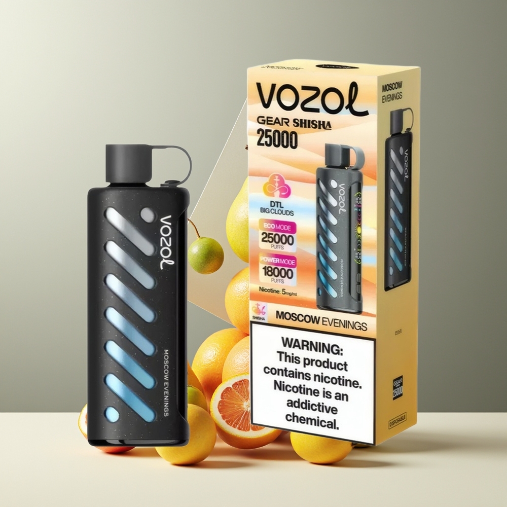 VOZOL Gear Shisha grossister Sverige 25000 Puffs 30 Läckra smaker Dual Mesh Dual Modes 1000mAh