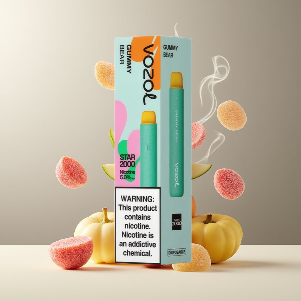 VOZOL STAR 2000 Engangs Vape - 65 PCR 800mAh 2000 Puff grossister Sverige
