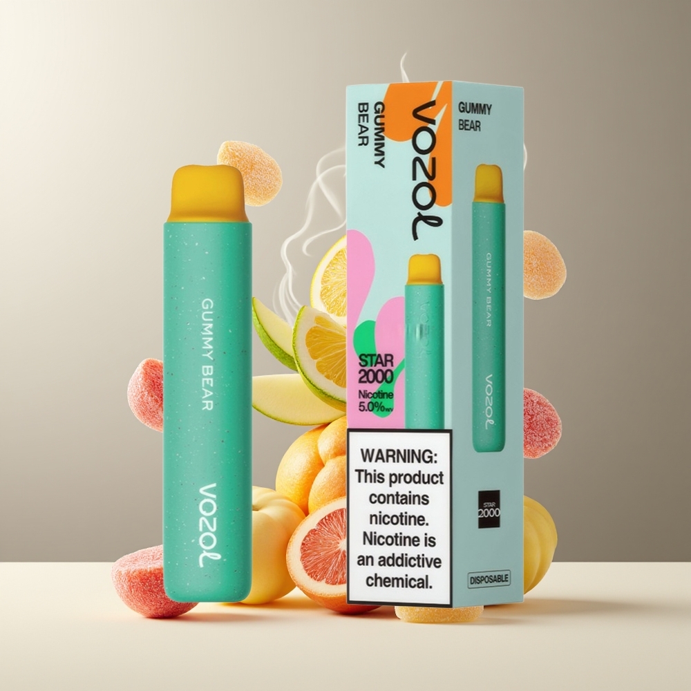VOZOL STAR 2000 Engangs Vape - 65 PCR 800mAh 2000 Puff grossister Sverige
