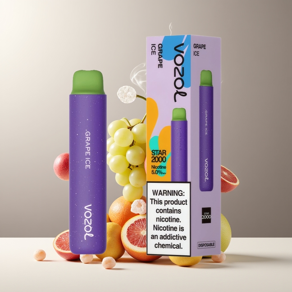 VOZOL STAR 2000 Engangs Vape Grossister Sverige - 65 PCR Material VAMT Mesh Coil 800mAh 2000 Puffs