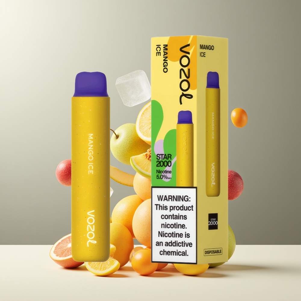 VOZOL STAR 2000 Grossister Sverige Engangs Vape med 65 PCR Material VAMT Mesh Coil och 2000 Puffar