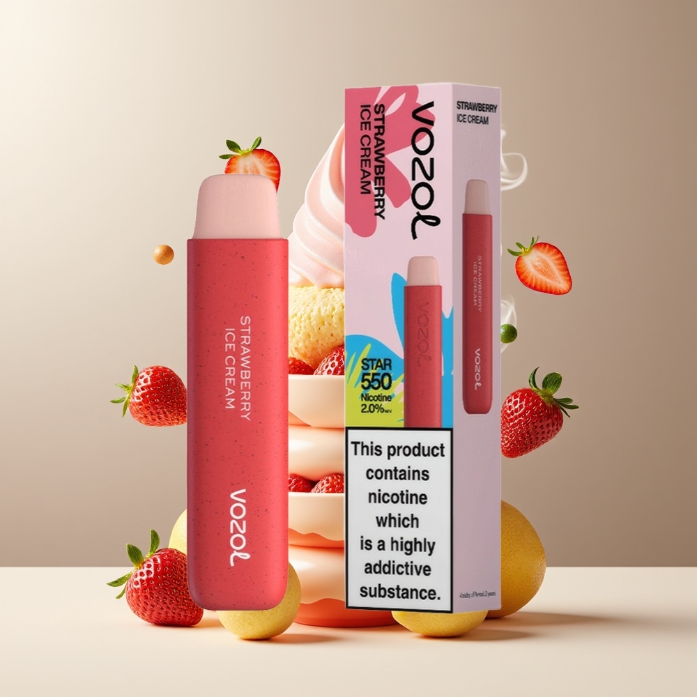 VOZOL STAR 550 Grossister Sverige – 30 Nedbrytbart 2ML  450mAh 550 Tugg