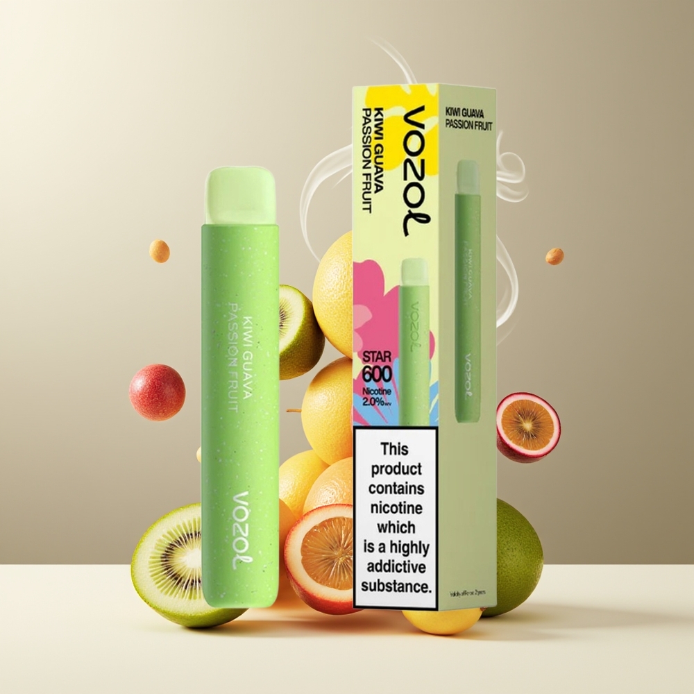 VOZOL STAR 600 Engangs Vape Grossister Sverige med VAMT Mesh Coil 600 Puffar  2ML 65 PCR Material