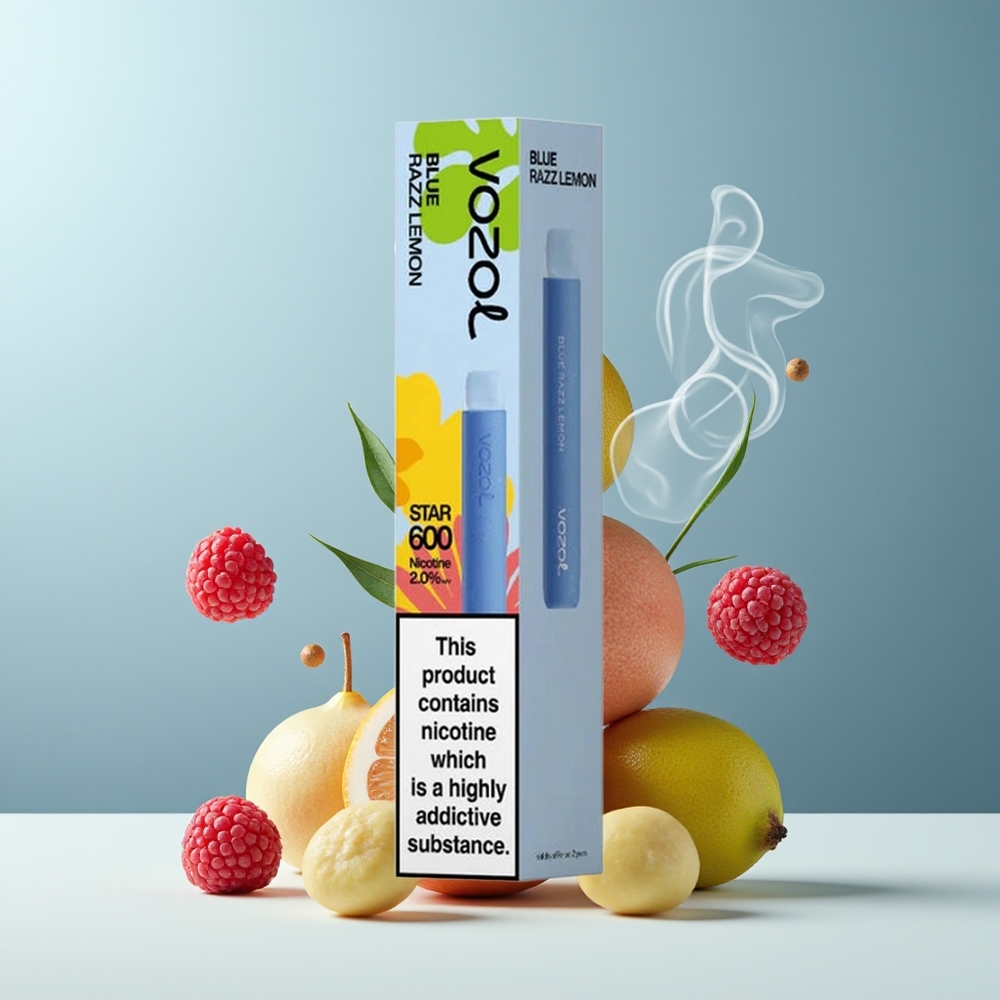 VOZOL STAR 600 Engangs Vape med VAMT Mesh Coil 600 puffar  20mg/ml Nikotin – grossister Sverige