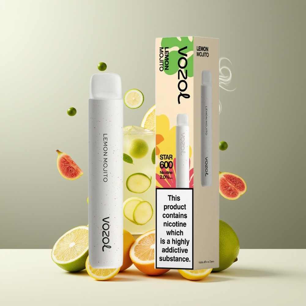 VOZOL STAR 600 Engangs Vape med VAMT Mesh Coil 600 puffar 20mg/ml Nikotin grossister Sverige