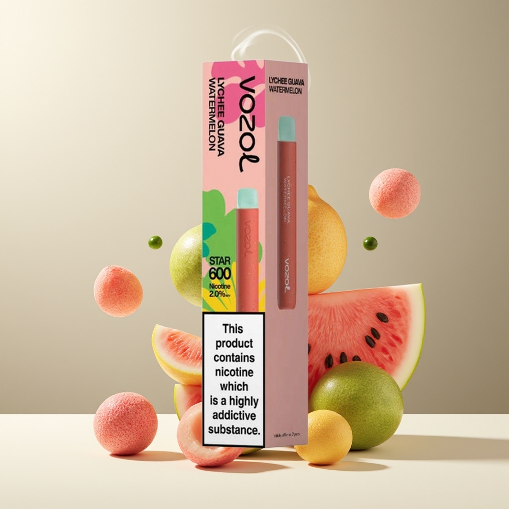 VOZOL STAR 600 Grossister Sverige Engangs Vape med VAMT Mesh Coil 600 puffar 20mg/ml Nikotin 500mAh Batteri