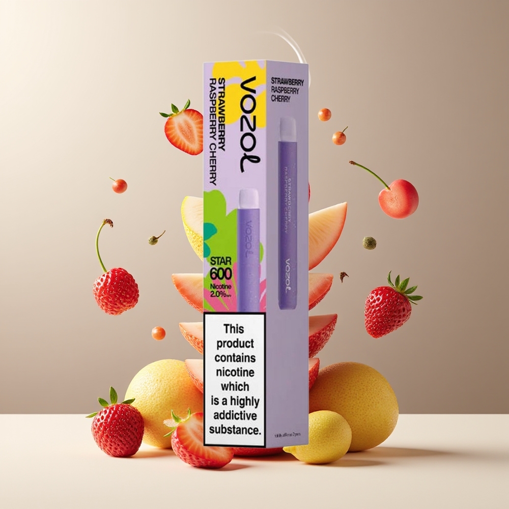 VOZOL STAR 600 Grossister Sverige Engangs Vape med VAMT Mesh Coil 65 PCR Material 500mAh  600 Puffar