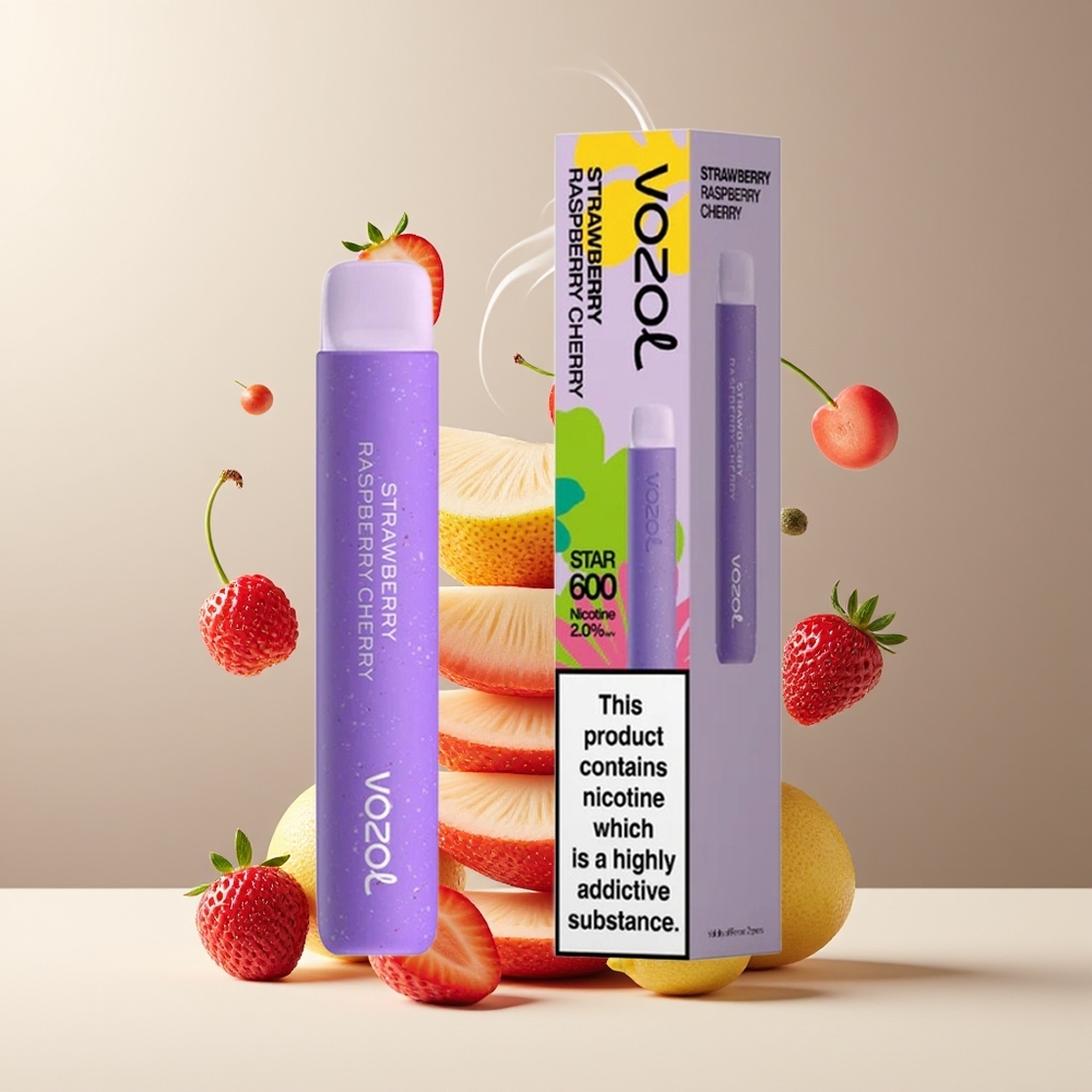 VOZOL STAR 600 Grossister Sverige Engangs Vape med VAMT Mesh Coil 65 PCR Material 500mAh  600 Puffar