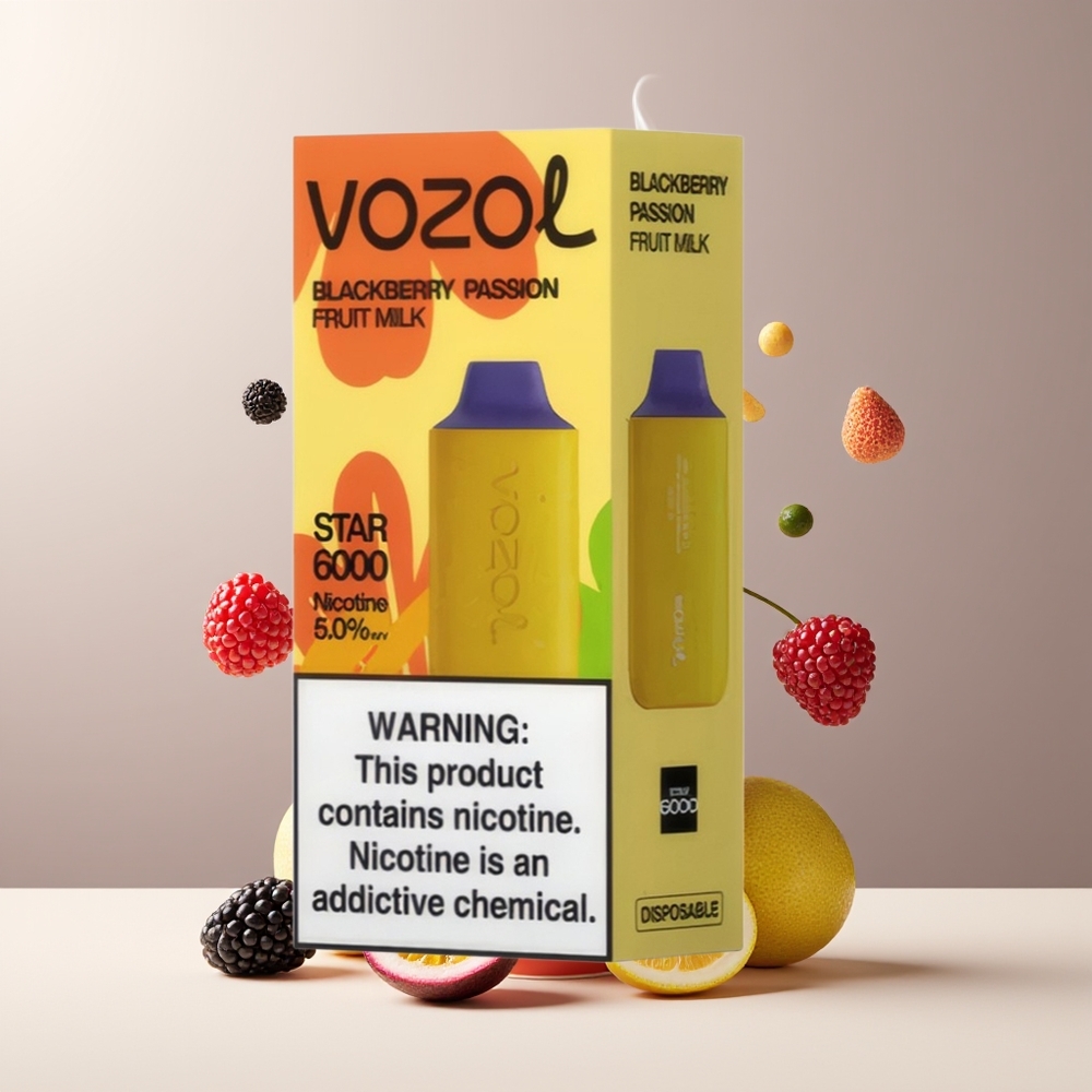 VOZOL STAR 6000 Engangs Vape Grossister Sverige – 65 PCR Type-C 14ML 6000 Puffar