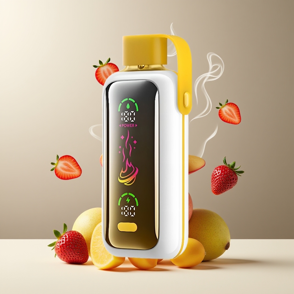 VOZOL Star 20000 Puffs Grossister Sverige med 22 HD spegelskärm Dual mesh och 650mAh batteri Jordbær Mango