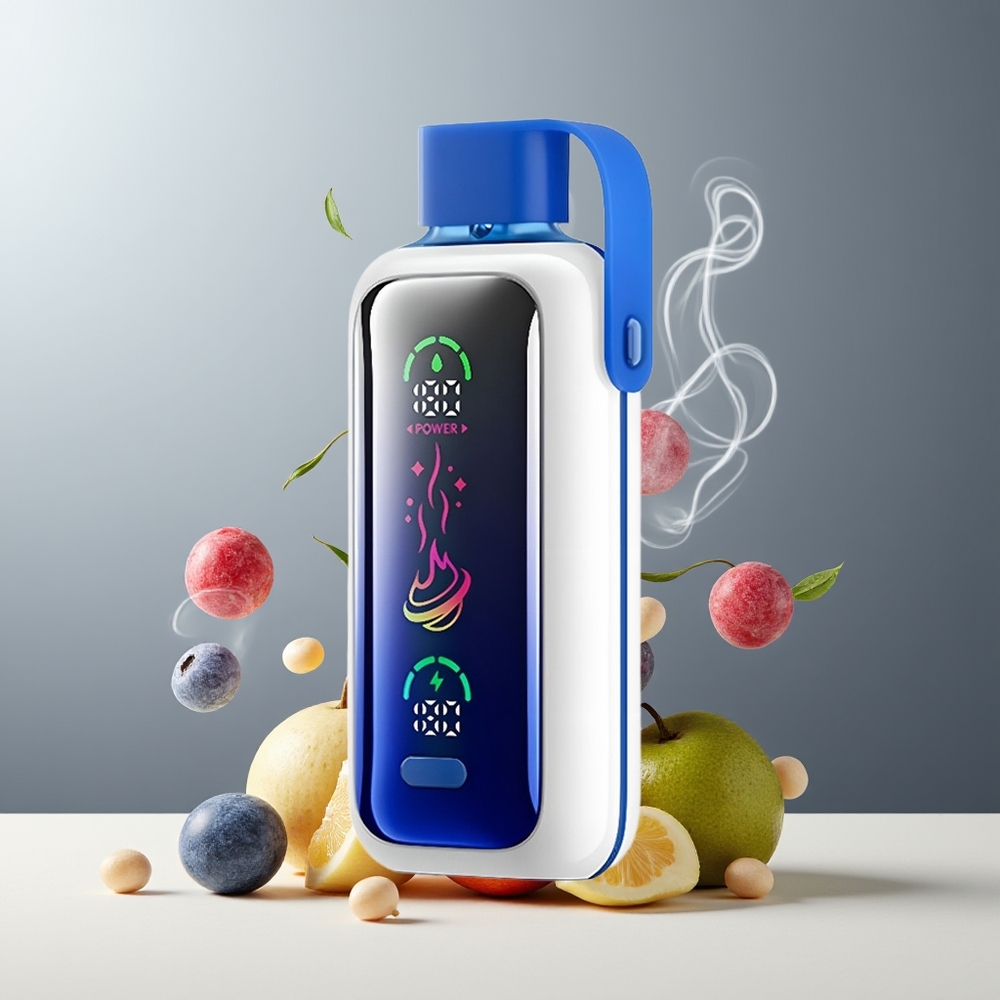 VOZOL Star 20000 Puffs grossister Sverige med 22 HD spegel skärm Dual mesh och 650mAh batteri Blåbær Storm