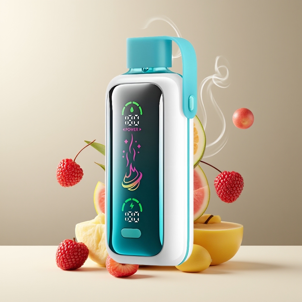 VOZOL Star 20000 Puffs grossister Sverige med 22 HD spegelskärm Dual mesh och 650mAh batteri Hindbær Æble Vandmelon Ananas