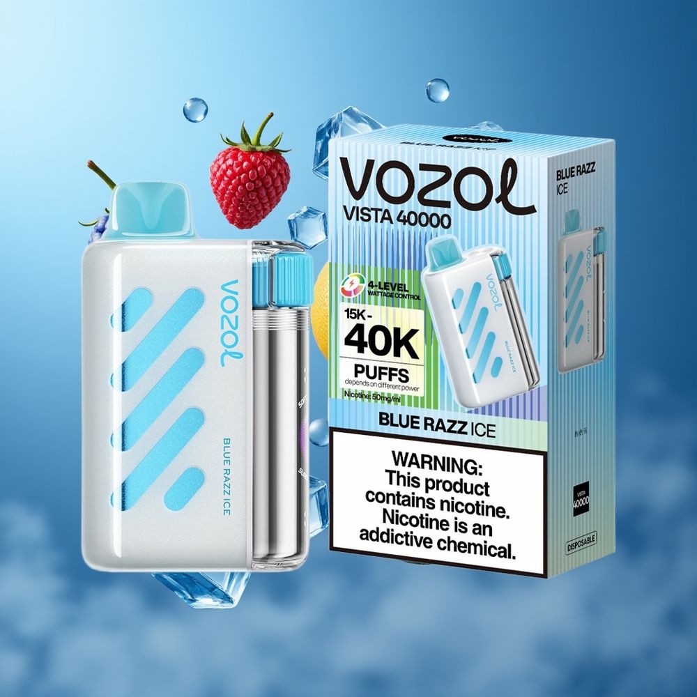 VOZOL VISTA 40000 Puffs vape för engångsbruk med 1000mAh Quick Charge  2 Nikotin - Grossister Sverige