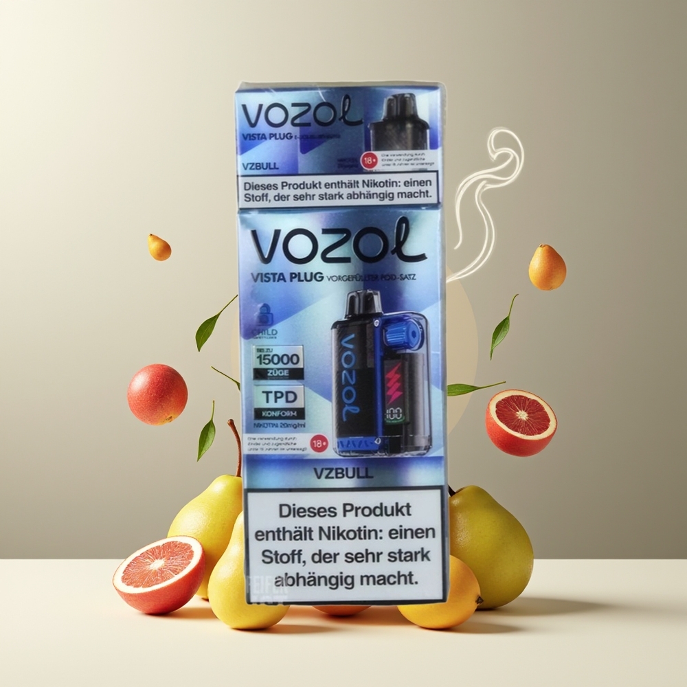 VOZOL VISTA PLUG 6000/10000 Engangs Vape Grossister Sverige – 26 Läckra Smaker 4-Nivå Wattage Kontroll Synlig E-Vätska Behållare 650mAh Batteri 0/20mg/ml Nikotin