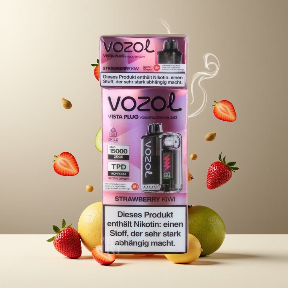 VOZOL VISTA PLUG 6000/10000 Engangs Vape grossister Sverige – 26 Läckra Smaker 4-Nivå Wattage Kontroll Synlig E-Vätska Behållare
