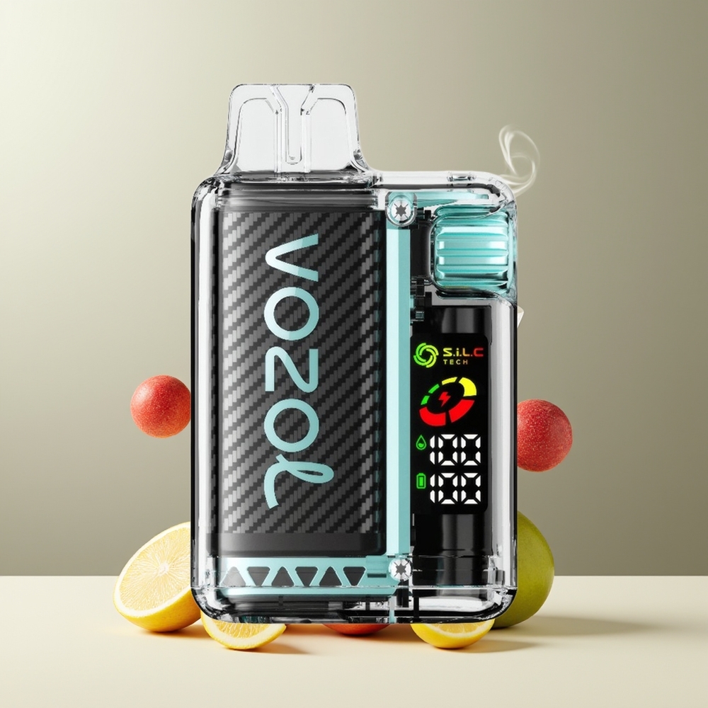 VOZOL Vista 20000 Puffs med 6-nivå Wattjustering OLED-skärm  SiLC Tech Dual Mesh Coil - Grossister Sverige
