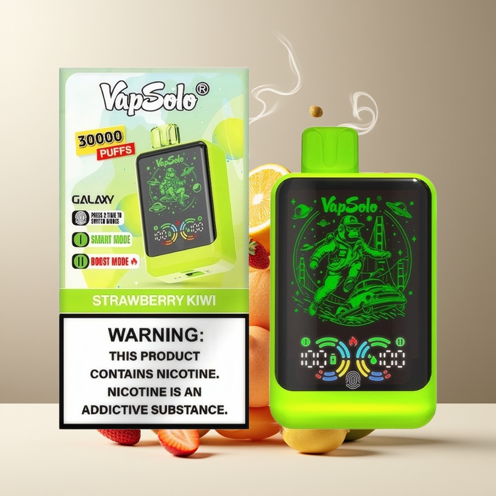 VapSolo GALAXY 30000 Puffs 40ml 850mAh Type-C Engangs Vape grossister Sverige