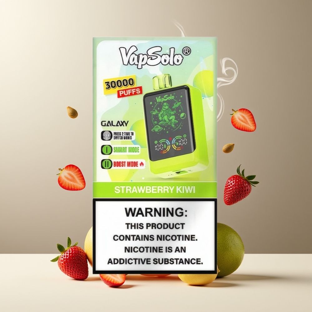 VapSolo GALAXY 30000 Puffs 40ml 850mAh Type-C Engangs Vape grossister Sverige