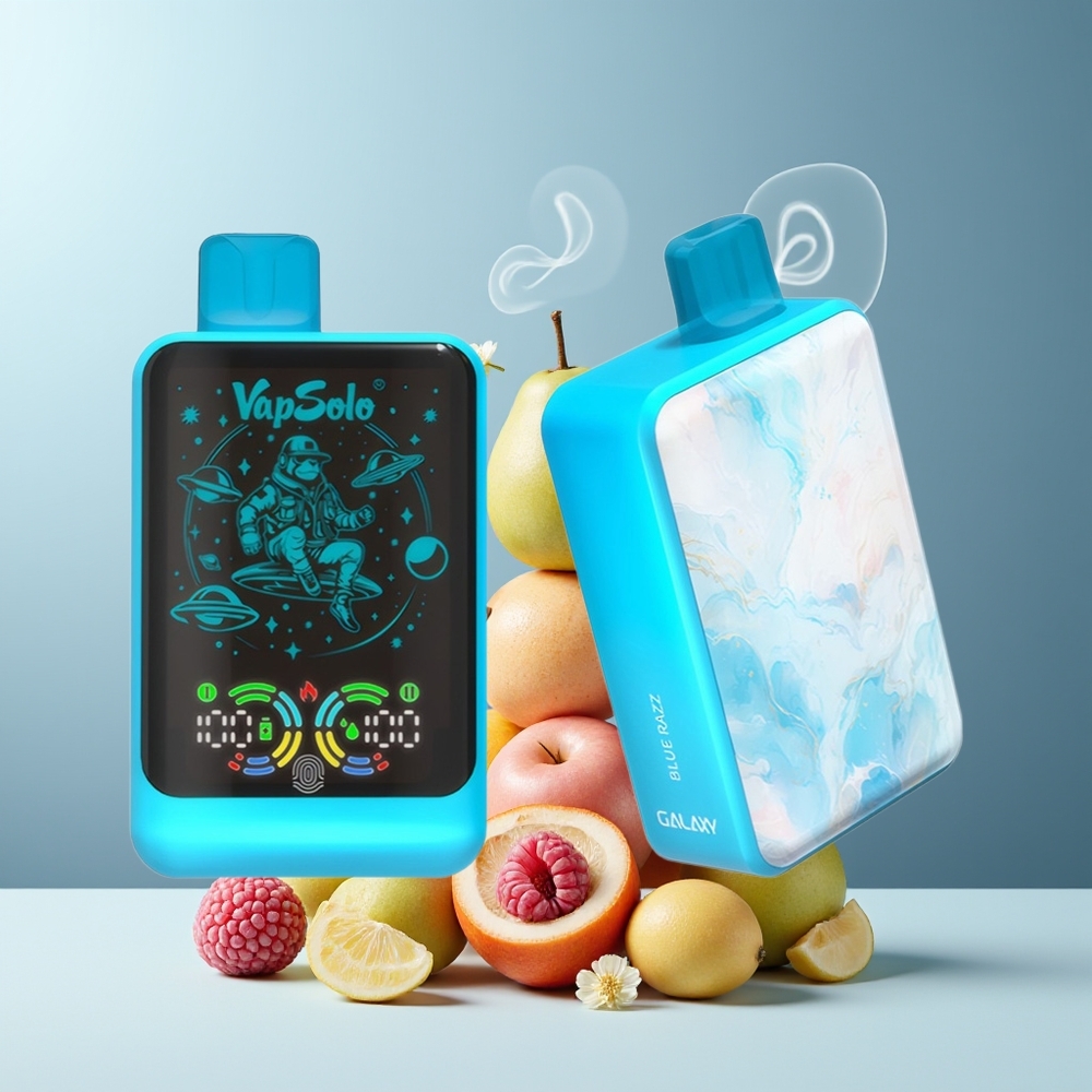 VapSolo GALAXY 30000 Puffs 40ml Engangs Vape 850mAh Type-C grossister Sverige