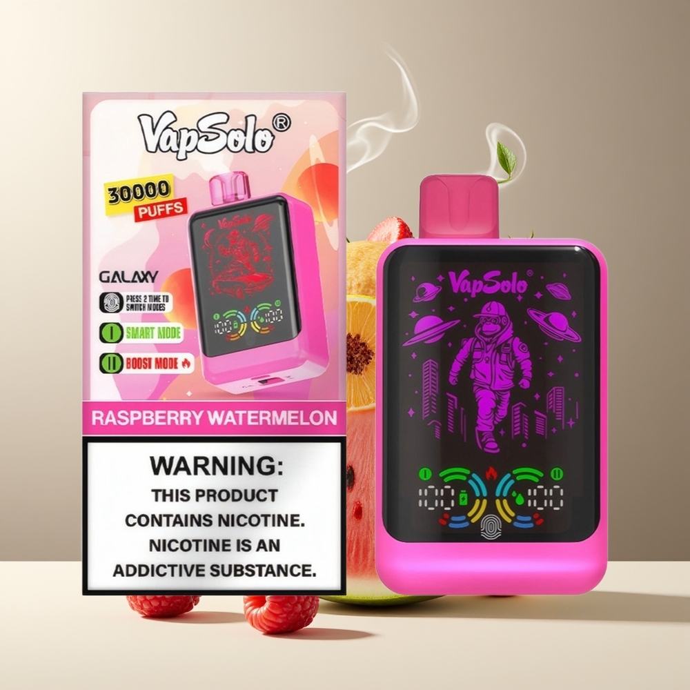 VapSolo GALAXY 30000 Puffs Engangs Vape 40ml 850mAh Typ-C grossister Sverige
