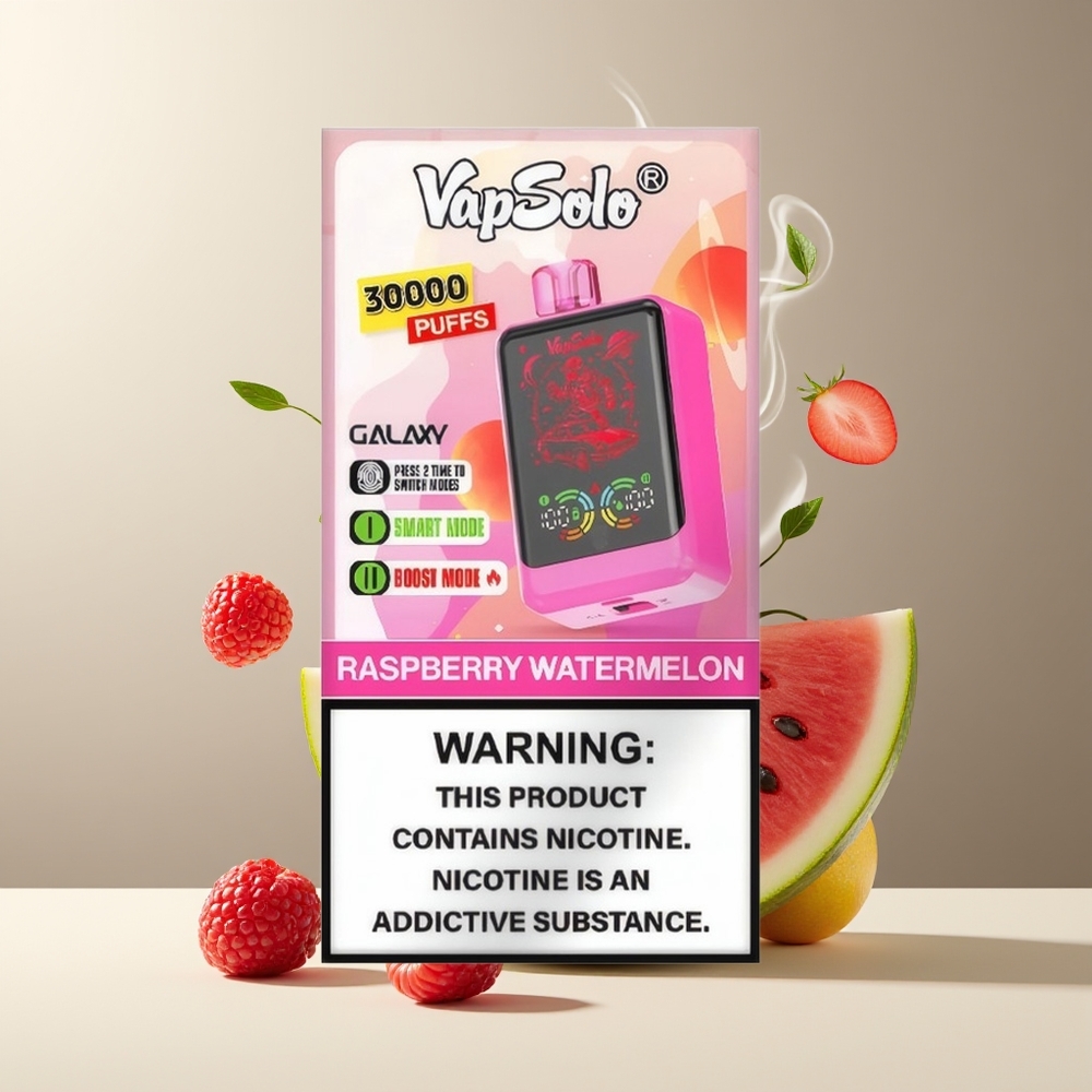VapSolo GALAXY 30000 Puffs Engangs Vape 40ml 850mAh Typ-C grossister Sverige