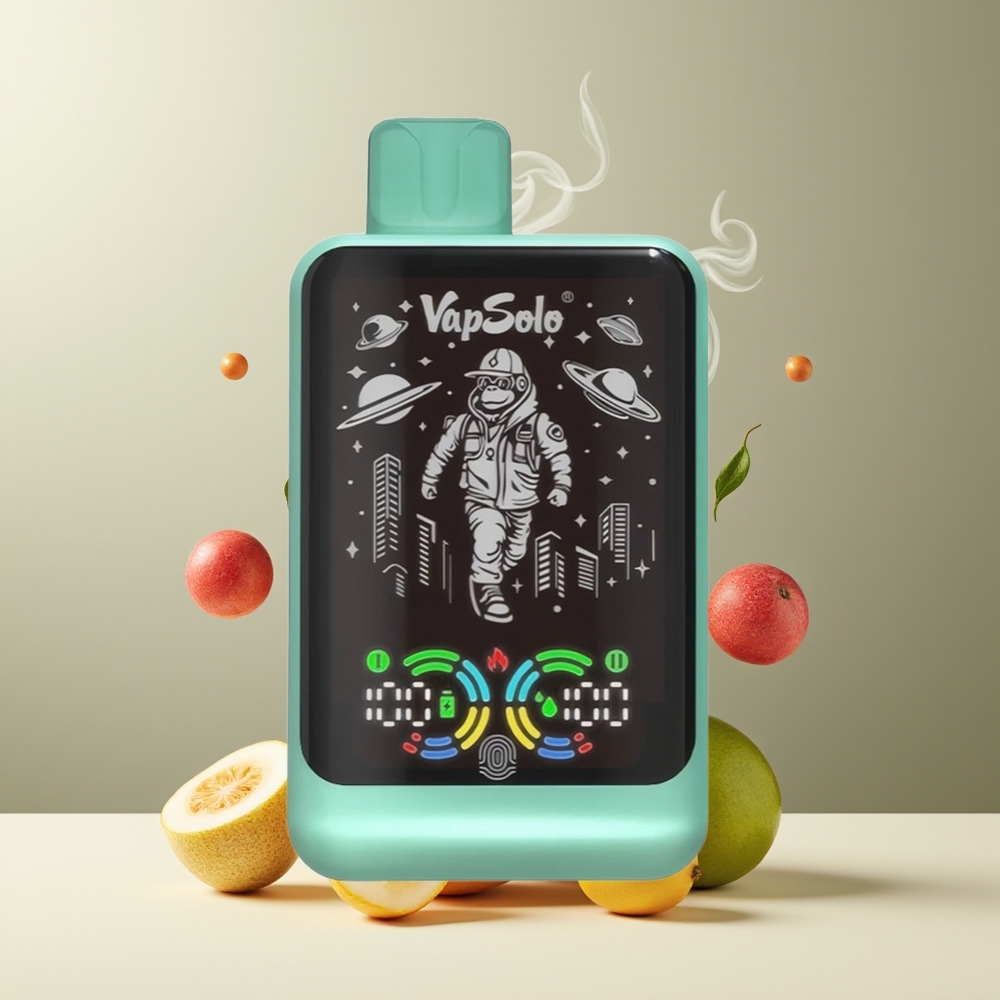 VapSolo GALAXY 30000 Puffs Engangs Vape 40ml 850mAh Type-C grossister Sverige Triple Melon