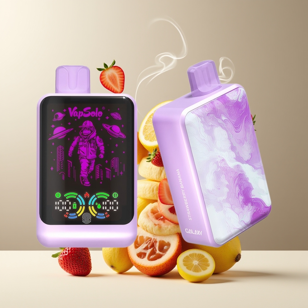 VapSolo GALAXY 30000 Puffs Engangs Vape 40ml E-Liquid 850mAh Battery Type-C grossister Sverige