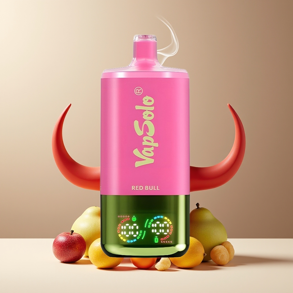 VapSolo Tripe 30000 Puffs Grossister Sverige – 40ml E-Liquid 20 mg/ml  50 mg/ml Nikotin 3 Tankar Typ-C-laddning