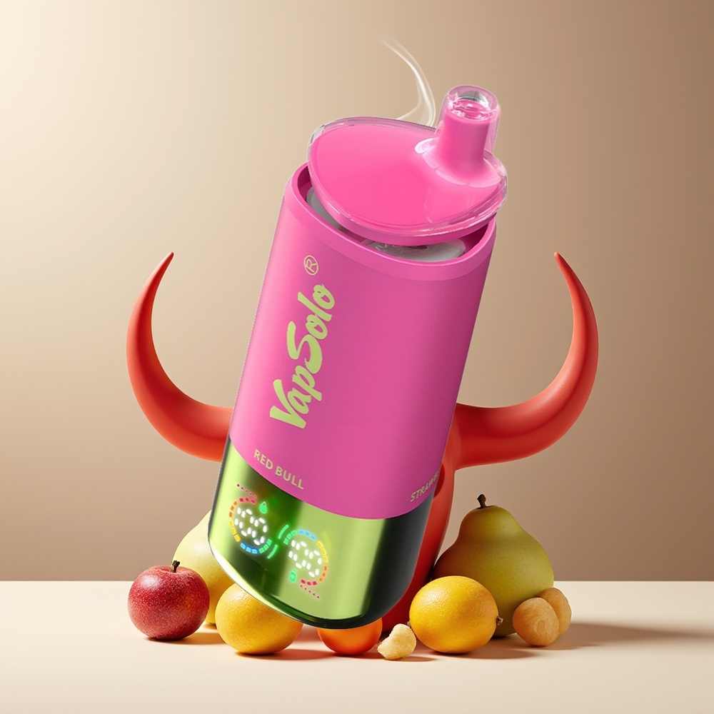 VapSolo Tripe 30000 Puffs Grossister Sverige – 40ml E-Liquid 20 mg/ml  50 mg/ml Nikotin 3 Tankar Typ-C-laddning