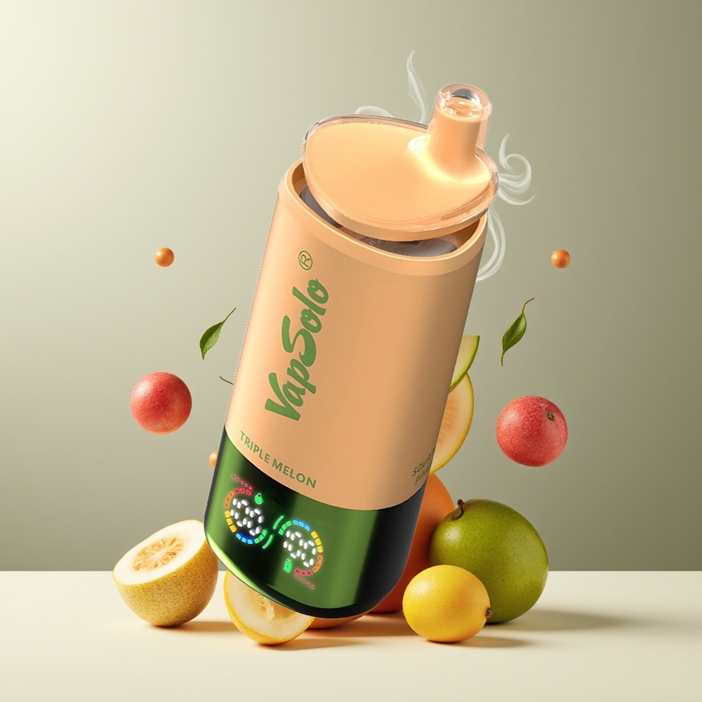 VapSolo Tripe 30000 Puffs Grossister Sverige – 40ml E-Liquid 20 mg/ml  50 mg/ml Nikotin Type-C Laddning