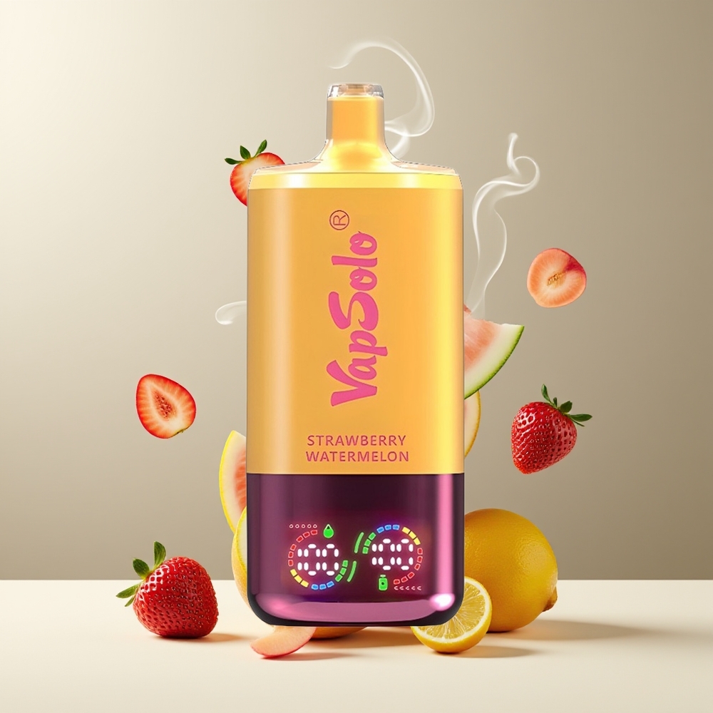 VapSolo Tripe 30000 Puffs Grossister Sverige – 40ml E-Liquid 3 Oljetankar Type-C-laddning