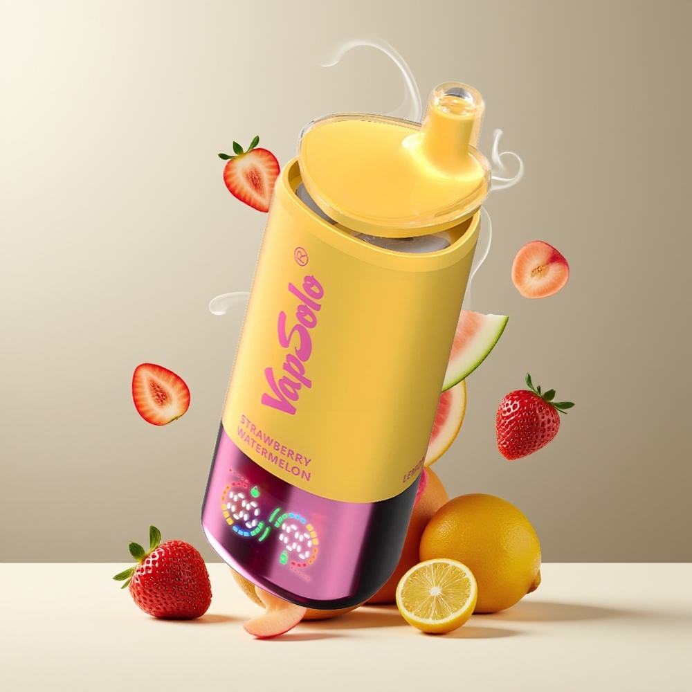 VapSolo Tripe 30000 Puffs Grossister Sverige – 40ml E-Liquid 3 Oljetankar Type-C-laddning