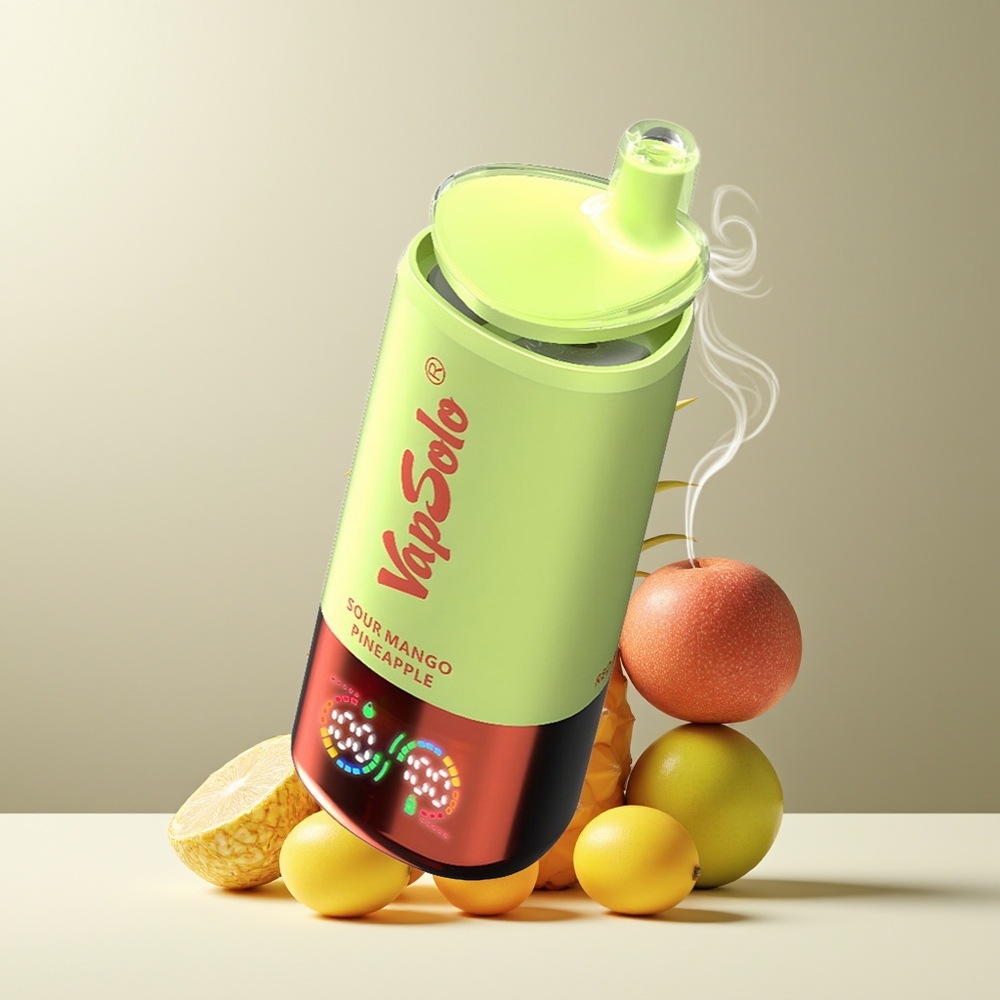 VapSolo Tripe 30000 Puffs Grossister Sverige – 40ml E-Liquid 3 Tankar Type-C Laddning