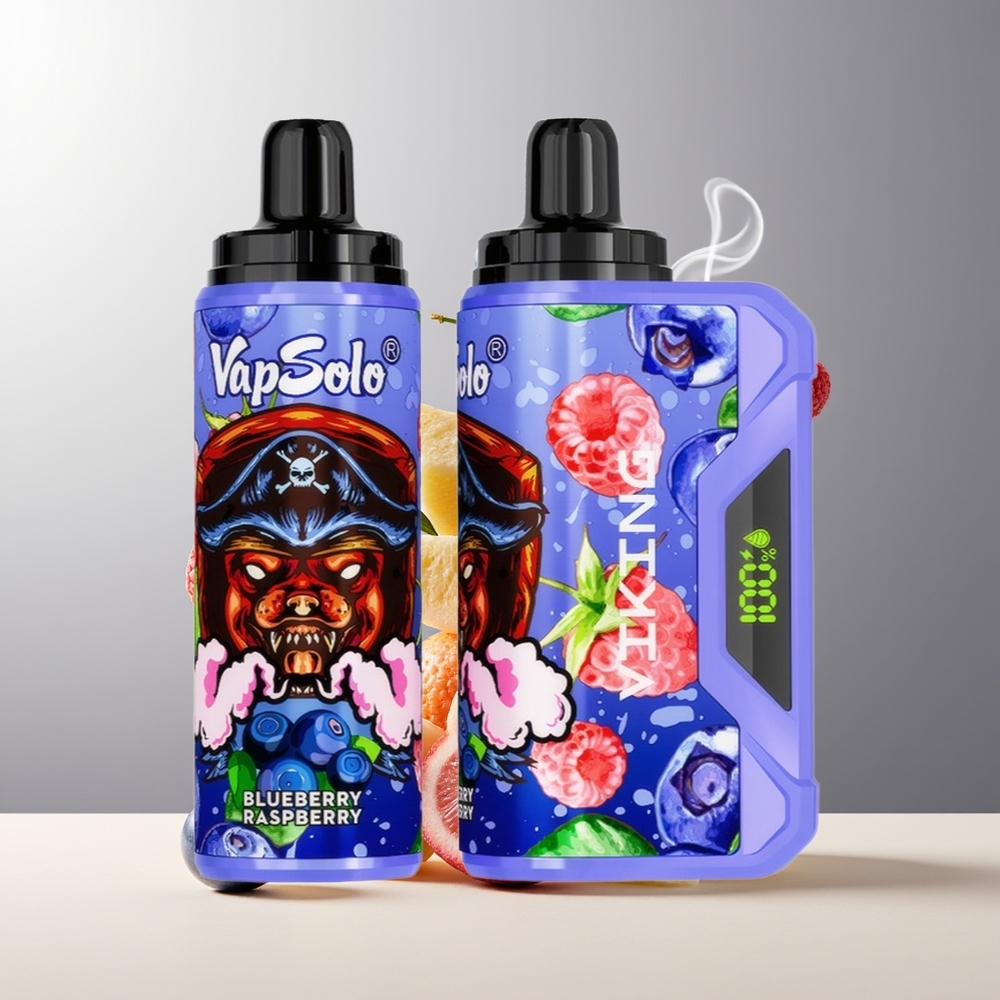 VapSolo VIKING 12000 Puffs 22ml E-Liquid 20/50 mg/ml Type-C grossister Sverige