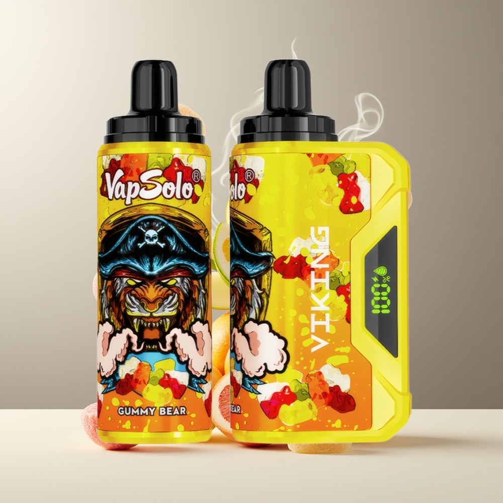 VapSolo VIKING 12000 Puffs Engangs Vape 22ml 50 mg/ml Type-C grossister Sverige