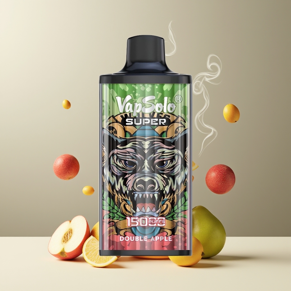 Vapsolo Super 15000 Grossister Sverige – 40ml E-Liquid 850mAh Batteri Type-C Laddning