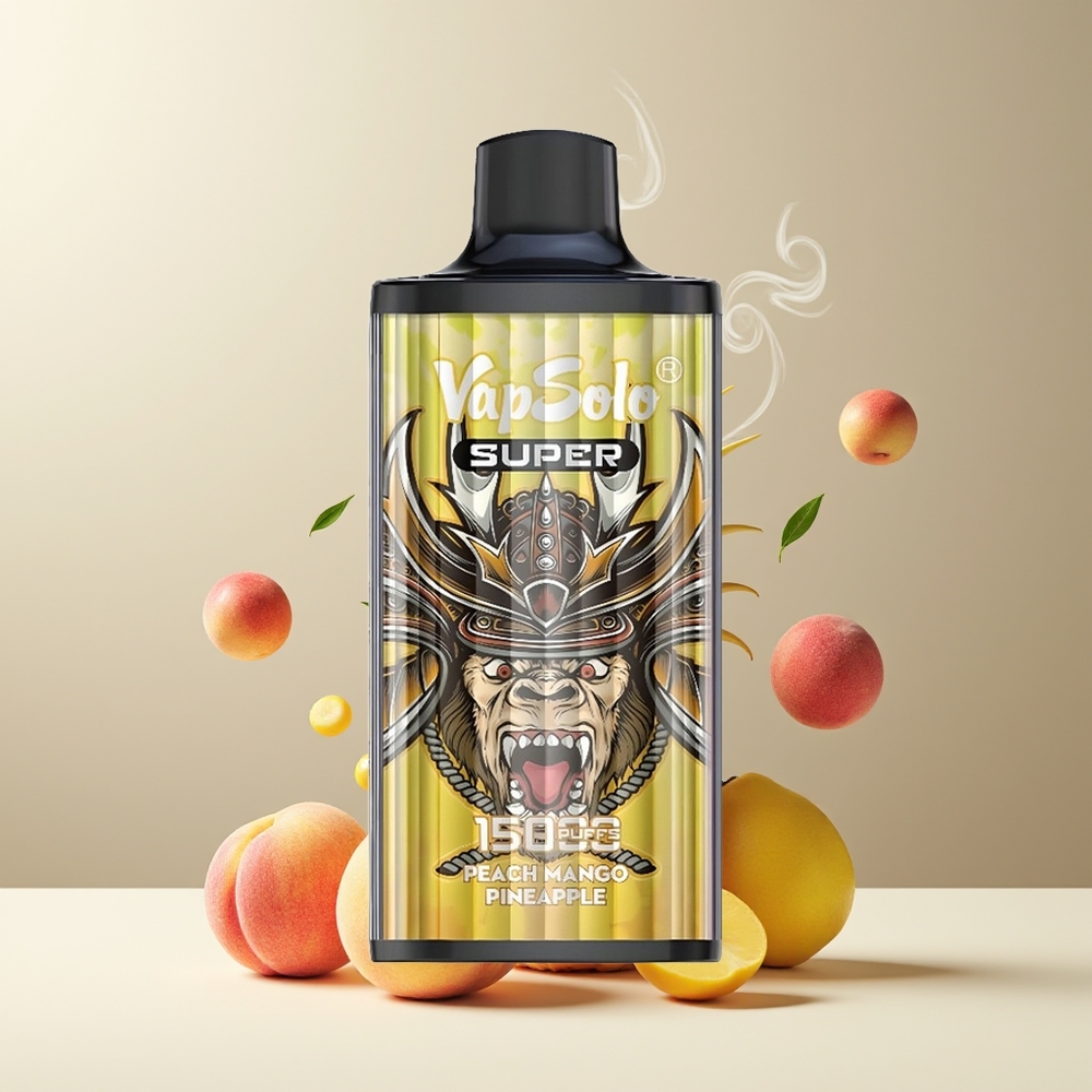 Vapsolo Super 15000 puffar 40ml E-Liquid 850mAh Type-C grossister Sverige