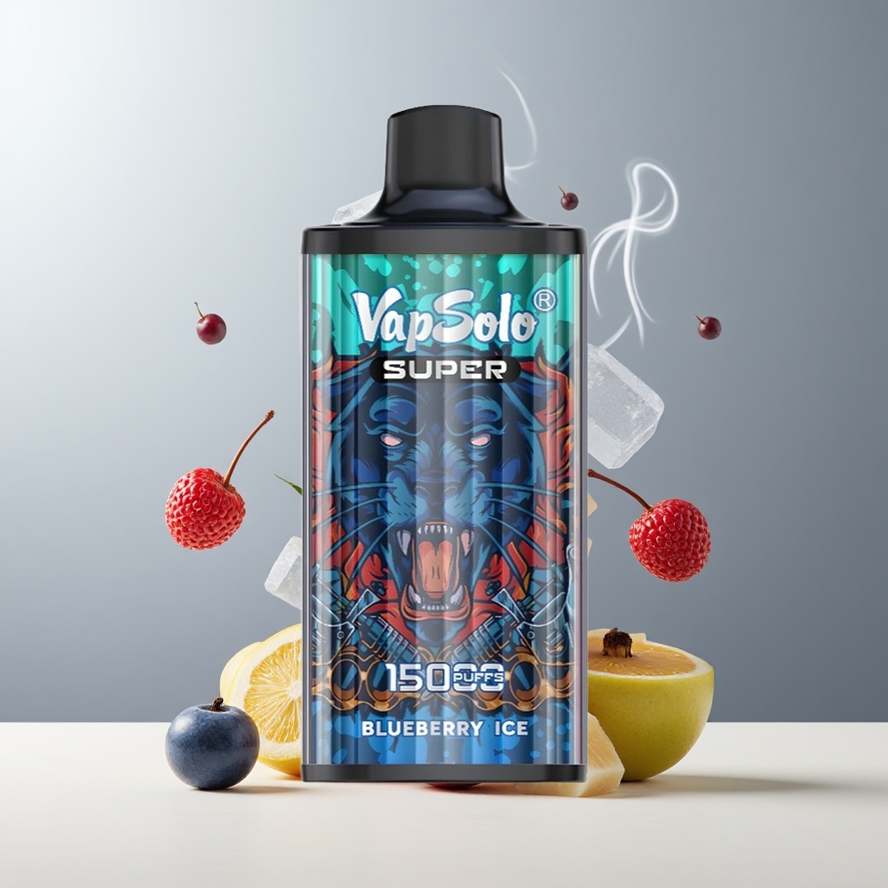 Vapsolo Super 15000 puffs 40ml 850mAh Type-C grossister Sverige